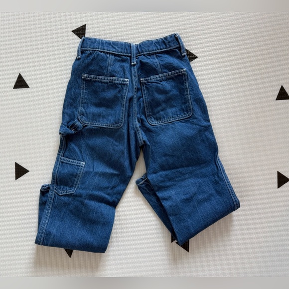 Old Navy|Big girl denim cargo jeans,wide leg (no distress) size 10 slim•••staple - Picture 3 of 7